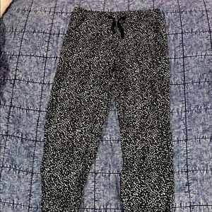 Mint green and black pattern pants!!